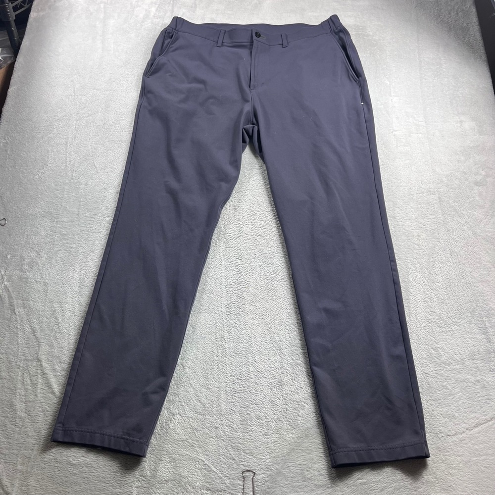 Public Rec All Day Every Day Pants Mens 38x32 Dark Grey Tapered Stretch Chinos